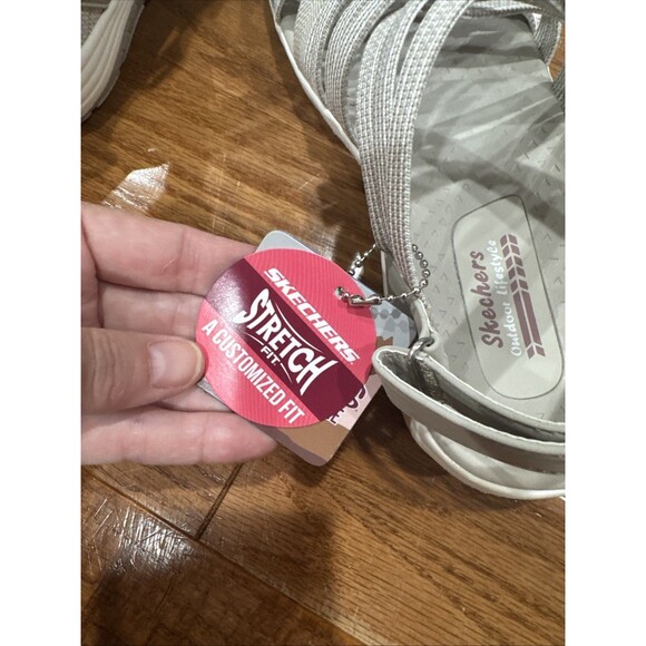 Sketchers USA Reggae Cup Smitten By You Strappy Sandal 9.5 - Picture 8 of 10